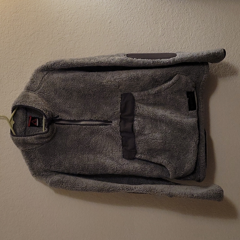 Gerry Weber Fleece Pullover with Front Pouch - Gray - Large